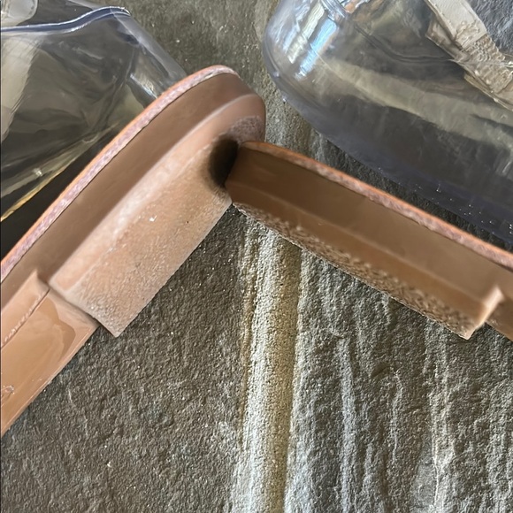 Loft - Gold and Brown Women's Sandals, Size 6 - Picture 3 of 5